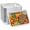 Shyllin Vaschette Alluminio 25pz Teglie Alluminio USA e Getta per Barbecue (1000ml)