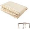 Greenwood - Telo di ricambio per gazebo GAZ372, 3x4m, antivento, poliestere resinato 210 gr., colore: sabbia