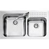 Barazza 1IS9060/2 Lavello Select incasso da 86X50Richiedi Preventivo Personalizzato