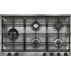 Barazza 1PBFV95 Piano cottura B_Free Vintage incasso da 90 3 gas + doppia corona Chef + doppia corona 4 kW Garanzia 5 anni in