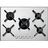 Barazza 1PSP75 Piano cottura Select Plus incasso da 70Richiedi Preventivo Personalizzato