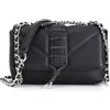 CAFèNOIR - Mini Bag Con Laccio Di Strass, Da Donna, Colore Nero, Taglia Unica