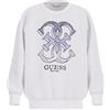 GUESS Felpa per Bambine e Ragazze Bianco 14 Anni (164cm)