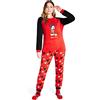 Star Wars Disney Pigiama Donna Invernale in Pile con Calze Stitch Topolino Minnie Baby Yoda (Rosso Mickey, M), (8687)