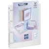 Viquel - Raccoglitore flessibile personalizzabile A4 PROPYSOFT - 4 anelli - Copertina resistente - Made in France - Incolore