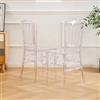 BOOSDEN Napoleon Sedia Trasparente Plexiglass - Sedie Trasparenti per Matrimoni, Feste ed Eventi, 2 Pezzi
