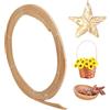NBEADS 30 M Strisce di bambù, Materiali per Intrecciare Cesti in Vimini Piatto E Rattan, Larghi 6mm, Fai da Te in Rattan per La Creazione di Cesti per Intrecciare Mobili per L'artigianato Fai da Te