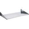 VM Europa - Mensola da parete in acciaio inox - Dimensioni 140 x 40 cm - Facile da montare - lega AISI 430 - Mensola da parete in acciaio inox - Mensola da parete in acciaio inox - Mensola da parete