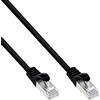 InLine® Cavo patch Lan, SF/UTP, Cat.5e, nero, 2m