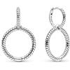 Pandora - Orecchini argento sterling Non un gioiello Donna, Argento, One Size - 299562C00