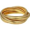 JewelryWe Braccialetto a serpente da donna, elastico, in acciaio inox, elastico, larghezza 8/10/12/20 mm, oro/argento, Acciaio inossidabile