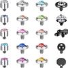 ZS 16G Dermal Piercing Gioielli Acciaio Chirurgico Diamante Top per Uomo Donna Superficie Piercing Gioielli Top Oro Nero Microdermal Piercing Gioielli
