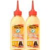 Garnier Fructis Hair Drink Ananas Balsamo Lamellare Lunghezze Luminose per Capelli Lunghi e Spenti Azione Districante Deterge Nutre Idrata - 2 flaconi da 200 ml