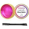 PERMANIA Colla per Sollevare le Ciglia, Colla per Sopracciglia, Lash Lifting Glue Balm, Per il Lifting delle Ciglia e la Laminazione delle Sopracciglia - rosa