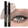 STNFAREBI Ombretto in Stick, Matita Ombretto Rotante a Lunga Durata, Impermeabile, Altamente Pigmentato, Finitura Shimmer, Texture Cremosa, Facile da Sfumare, Trucco Occhi Luminoso, 1.6g (09)Champagne