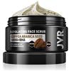 JVR Scrub per il viso 120ml, JVR Face Scrub uomo, Scrub viso corpo caffè, la pulizia profonda dei pori del viso, riduce le impurità della pelle, L'acne o i punti neri, Idrata e illumina la pelle
