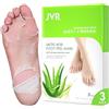 JVR Maschera Esfoliante Piedi, 3 paia JVR Acido Lattico Maschere Peeling Feet, riparazione tallone ruvido, rimozione della pelle morta, desquamazione di calli (Aloe vera)