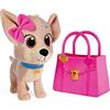 Simba 105890020 - ChiChi Love Best Friends Forever, serie Youtube Cane di peluche in vinile Hot-Pinker, 20 cm, a partire dai 3 anni