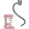 OUGPIU Gancio per impastare in acciaio inox per robot da cucina Kitchen-Aid 5/6QT, accessorio per impastare a spirale, gancio di ricambio, lavabile in lavastoviglie