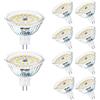 DiCUNO Lampadina LED GU5.3 MR16, 6W Equiv. 50W, 6000K, 610lm, 10 Pezzi