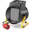DAHTEC Stufetta Elettrica 5 kW - Ceramico Riscaldamento Rapido in 3 s