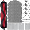 UPUPDAY Ricambio Accessori per Roborock Q7 M5/Q7 M5+, Q7 L5/Q7 L5+ Robot Aspirapolvere, 1 Spazzola Principale, 4 HEPA Filtro, 6 Panno, 4 Spazzola Laterale