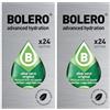 Generico SET 48 BOLERO DA 3 GRAMMI Aloe Vera Original Preparato istantaneo polvere solubile in bustine Sticks per Bevande con Stevia e Vitamina C e Senza Zucchero ideale per fitness e diete
