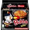 SAMYANG Stir-Fried Ramen Buldak Samyang Ramen Fritto Gusto Pollo Piccante 5 x 140 g