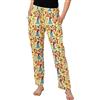 Disney Pantaloni da pigiama da donna, taglie forti, stampa Marie, Pooh & Friends, S