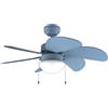 Cecotec Ventilatore da soffitto Cecotec EnergySilence Aero 3600 Vision Full Blue con luce. 50 W, diametro 36", 3 velocità