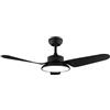 Cecotec Ventilatore da Soffitto Cecotec con Luce EnergySilence Aero 5200 Light Nero. Motore DC da 30W, 3 Pale con Diametro di 43".
