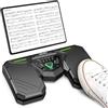 LEKATO Pedale per girare pagine Bluetooth, ricaricabile, wireless, con 40 ore di riproduzione, doppio pedale antiscivolo e silenzioso, con indicatore della batteria, per tablet, iPad, Android e iOS