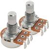 Musiclily Alpha A250K Mini Potenziometro Metrico Solid Short Shaft 6,5mm Audio Taper Pot per Chitarra Elettrica Basso (Set di 10)