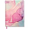 Häfft Taccuino A5 a scacchi rosa seta di Trendstuff by Häfft - 124 pagine, 62 fogli - ideale come agenda, diario, libro di idee - Sostenibile & rispettoso con il clima
