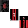Franco Panini. Set 6 Quaderni Milan Quadretti 5 mm Senza Margine Quadernoni Scuola