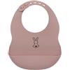 Nattou Bavaglino con Tasca in Silicone Rosa antico - Nattou