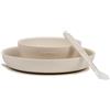 Nattou Set 3 pezzi pappa in silicone argilla- nattou