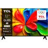 TCL Smart TV 32 Pollici HD Ready Display QLED Sistema Google TV Classe F colore Nero - 32S4K