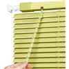 Generico Veneziana in Alluminio per Finestre, 40 60 70 90 100 110 140 160 170 190 200 215 cm Protezione dalla Luce e Visibilità Esterna, Kit di Fissaggio a Muro Incluso(Yellow-4)