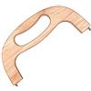 POFET Manico decorativo Manici sagomati in legno per borsa fatta a mano Borse Manici per borsa Strumento di sostituzione Accessorio fatto a mano fai da te - Colore legno