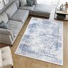 TAPISO Sky Tappeto Salotto Moderno Soggiorno Sala Camera da Letto Design Astratto Vintage Puntinato Look Geometrico Usato Sfumato tonalità Blu Bianco Pelo Corto 160 x 220 cm