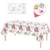 MORAINJAY Colorare Tovaglia per Bambini,137x274cm Carta Tovaglia per Feste di Compleanno, Colorata Tovaglia Impermeabile,Bambini Decorazione per Feste,Poster da Colorare a Tema Mondo Sott'acqua
