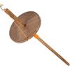 BENECREAT Fusaiola A Fuso Cadente, Strumento per Filatura A Ruota, Strumento per Filare con Fuso In Legno per Principianti, per Lavori di Filatura Fai Da Te (90x250mm Tondo)