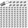 AIMEKE 120 Pezzi Clip per Tendine con Gancio Clip per Tende con Ganci in Metallo, Doccia Tenda Clip per Foto Tende Vestiti Decorazioni per La Casa