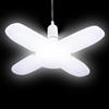 Generic Plafoniera A LED Per Garage, Illuminazione A LED Luminosa Per Garage | Lampada Da Seminterrato Luminosa Con 4 Pannelli Deformabili,Lampada Da Soffitto Domestica Con Pannelli Luminosi Pieghevoli