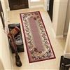 TAPISO Atlas Tappeto Passatoia Camera Corridoio Salotto Soggiorno Rosso Beige Motivo Fiori Floreale 70 x 300 cm