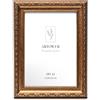 Artower Cornice portafoto in stile barocco, formato DIN A5, 15 x 21 cm, piccola, vintage, antica, con vetro acrilico, cornice in plastica per foto, poster, disegni per bambini, parete fotografica
