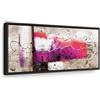 murando Quadro Astratto 150x50 cm 1 Pezzo - Stampa su Tela Strutturata XXL Grande - Quadri Moderni Soggiorno Grandi - Stampe da Parete Murale Arte Moderno Pittura - come dipinto a-A-0331-b-c