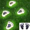 jindaaudio Solar Cat Claw Lighting Luci Solari Pavimento da Esterno GiardinoTerra, 4 Pack Percorso di Lampada di Stampa a Zampa Solare Led Bianco Freddo Design a Forma di Zampa Artiglio di Cane Gatto Animali