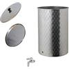 Quattro Effe Serbatoio Contenitore Inox per Vino con Galleggiante Olio da 50 a 1000 lt (200 Basso)
